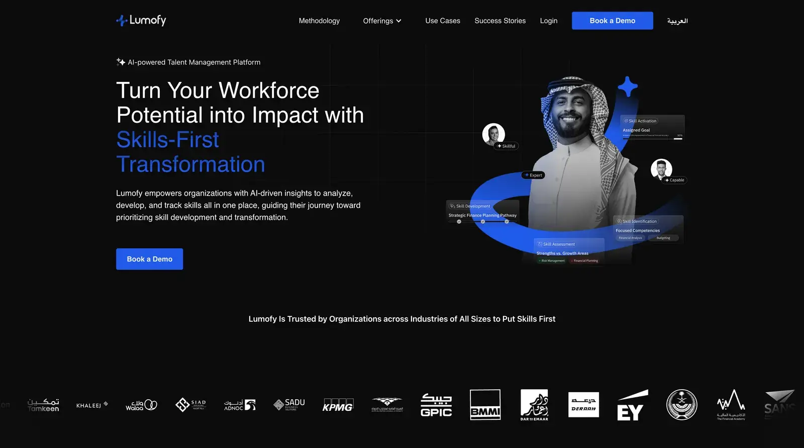 Lumofy website preview